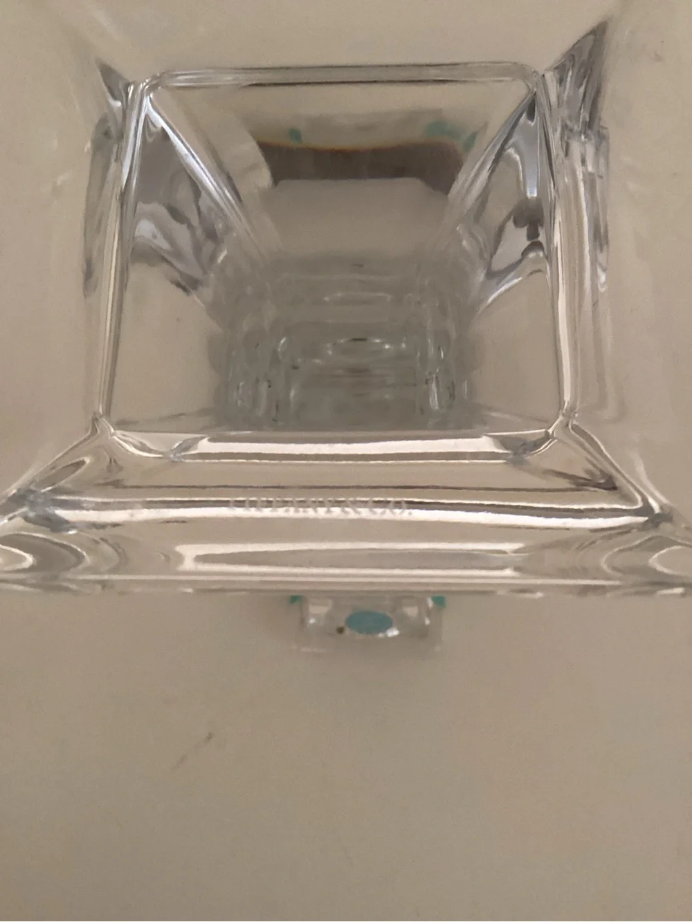 Tiffany & Co. crystal glass